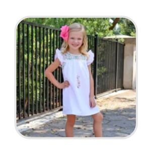 Girls sizes 5 & 6 classic whimsey fiesta dress.
